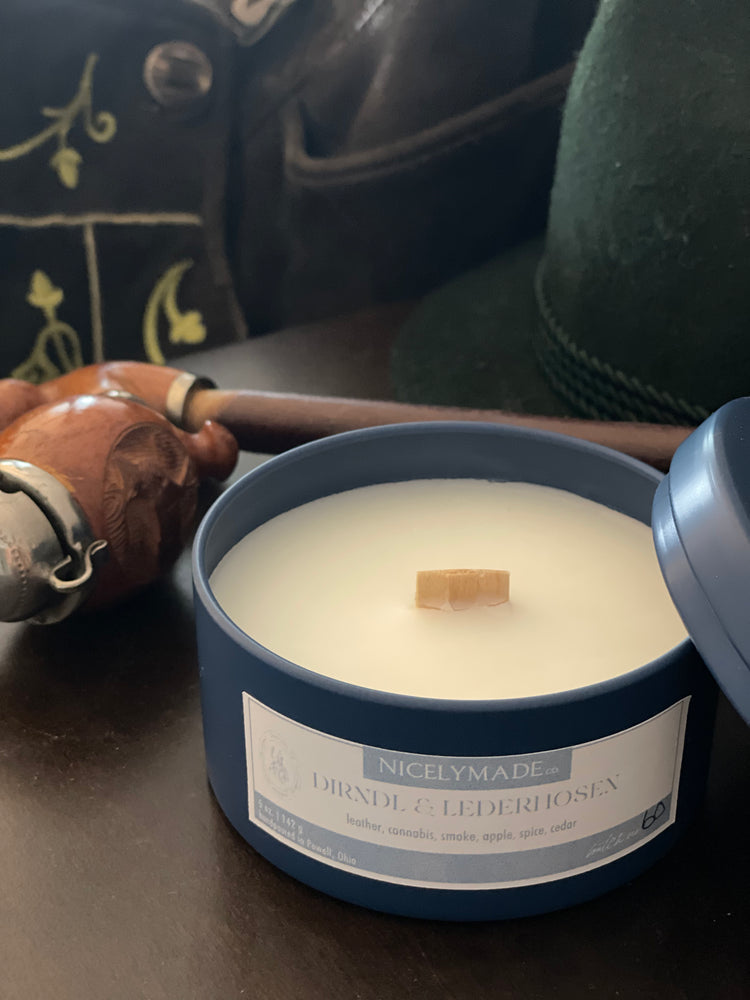 DIRNDL & LEDERHOSEN 8oz. Candle