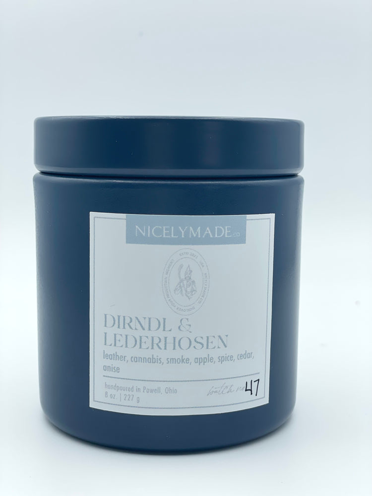 DIRNDL & LEDERHOSEN 8oz. Candle