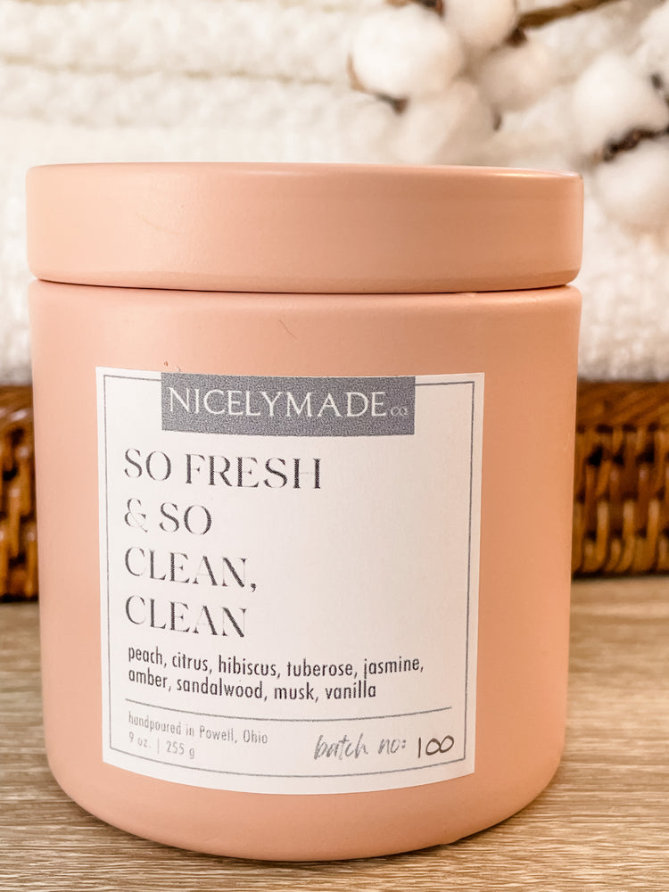 SO FRESH & SO CLEAN, CLEAN 8 oz Candle