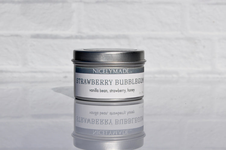 STRAWBERRY BUBBLEGUM 2 oz Candle