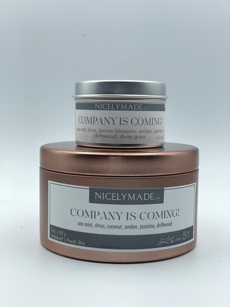 COMPANY IS COMING! 5oz. Candle