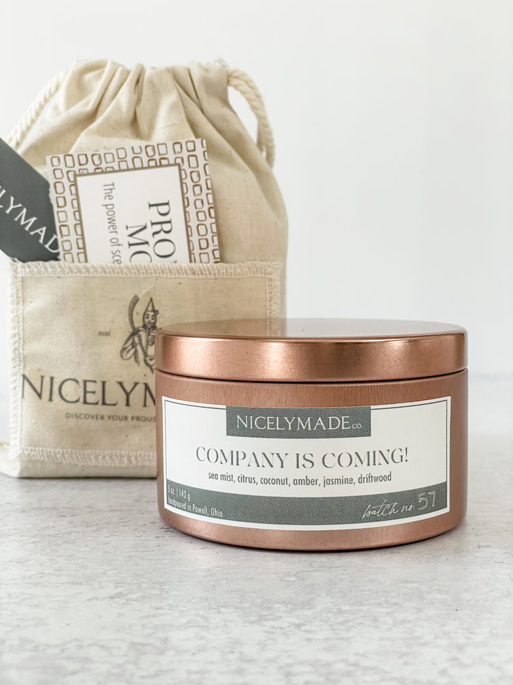 COMPANY IS COMING! 5oz. Candle