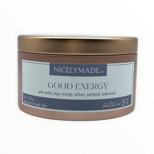 GOOD ENERGY 5oz. Candle