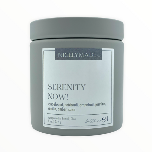 SERENITY NOW! 9 oz. Candle